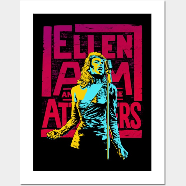 Ellen Aim and the Attackers Wall Art by VinylCountdown